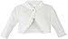 Lilax Little Girls' Knit Long Sleeve Button Closure Bolero Cardigan Shrug 2T Cream