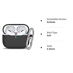 R-fun AirPods Pro Case Cover with Keychain, Full