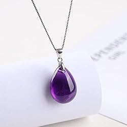 COAI 925 Sterling Silver Amethyst Healing Crystal