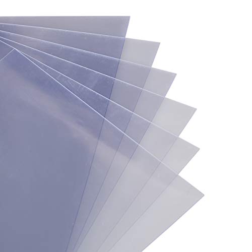 Clear Presentation Cover – 100-Pack Transparent Binding Cover, PVC Report Cover for Business Documents, School Projects, 10-Mil, Clear, 8.5 x 11 Inches