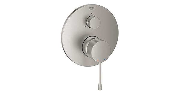 Grohe 24092DC1 24092DC1-Essence Mezclador con inversor de 3 vías, Supersteel