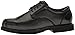 Thorogood Uniform Classics Oxford Black Dress Shoes for Men Featuring High-Shine Leather, Removable EVA Comfort Insole, and Slip-Resistant Blown Rubber Outsole