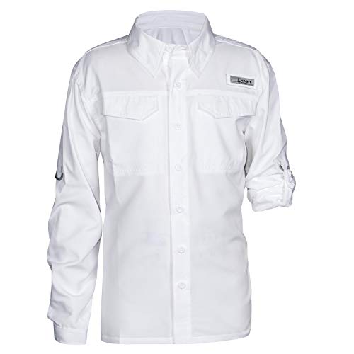 HABIT Kids' Youth Long Sleeve Fishing Guide Shirt Fishing Shirts Now