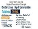 1156853 PT# 2869956 Tablet Antihistamine Cetirizine HCl 5mg 100/Bt Made by Pack Pharmaceuticals