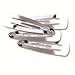 KIPPOT KIPOT KIPAH KIPPAH YARMULKE YARMULKA HAIR KIPA CLIPS - 2 DZ SILVER CLIPS