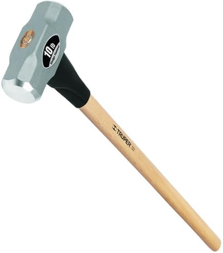 Truper 12 lb Sledge Hammer, 36-Inch American Hickory Wood Handle