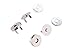 50 Sets 18mm Silver Tone Magnetic Buckle Bag Button Purse Snap Closure Purse Handbag No Tools Required