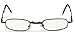 Gunmetal Folding Reading Glasses - Extra Clear Vision (Includes - Case, Cleaning Cloth and Cord) +2.00