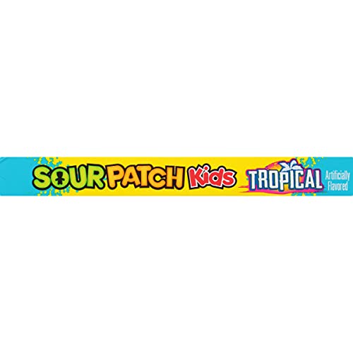 SOUR PATCH KIDS TROPICAL SOFT & CHEWY GUMMY CANDY, 3.5 OZ