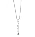Women's Small Silver Plated Clarinet Pendant Necklace by Shagwear