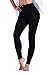 MoCuishle Womens High Waisted Jeans Stretchy Comfy Skinny Fit Denim Tights Pants (Medium, Black)