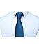 JEMYGINS Peacock Blue Plaid Silk Ties for Men Classic Formal Necktie (1)