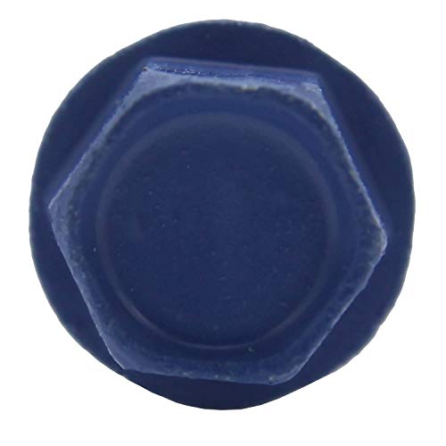 Blue Concrete Anchor Screws 1/4" x 11/4" Carbon Steel Hardened