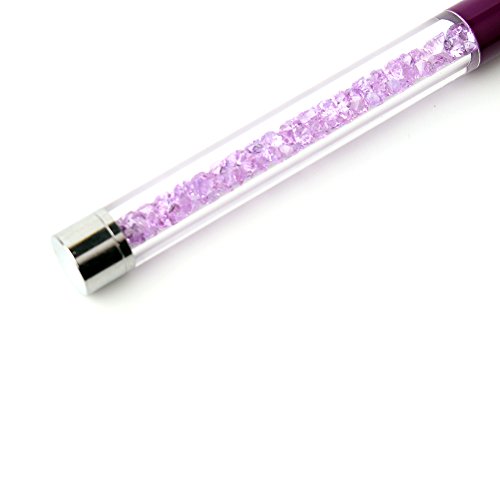 WOKOTO Quartz Nail Art Cuticle Pusher Pen With Spoon Cut Dead Skin Remover Gel Polish Grinding Buffing Care Stick