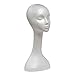 Case Pack of 2 Giell Styrofoam Foam Mannequin Long Neck Wig Head Display