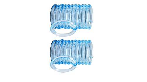 Homebasix Sd-Oring-C3L Ring Shower Curtain Clear (24 Pack)