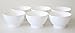 Coza Design- Eco Friendly Plastic Bowl for cereal, dessert, ice cream, soup (Microwave and Dishwasher Safe) (10 oz., White)