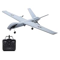 NLGToy DIY RC Plane for Beginner, Z51 2.4G EPP 660mm Wingspan Built-in Gyro with Light Bar RC Airplane RTF,for Outdoors Flight Toys Boys & Girls Age 3+ (Ship from US!!) (Gray)