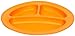 Green Eats 2 Pack Divided Plates, Orange
