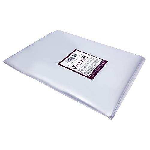 Wowfit 10 CT 30x40 inches 1.6 Mil Clear Plastic Flat Open Poly Bags