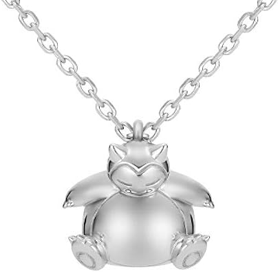 ポケモン グッズ カビゴン ネックレス モデル着用 注目アイテム プラチナ ユニセックス メンズ 男女兼用 レディース プレゼント アクセサリー Npol 155 Pt ジュエリー