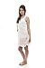 Coral Kids Cotton/Poly V Neck Non Cling Girls Full Slip (7, White)
