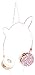 AMERICAN JEWEL Unicorn Headphones - Wire Frame Headset with Volume Control and Microphone - Rose Gold