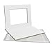 Golden State Art, Pack of 5 White Pre-Cut 16x20 Picture Mat for 11x14 Photo with White Core Bevel Cut Mattes Sets. Includes 5 High Premier Acid Free Mats & 5 Backing Board & 5 Clear Bags
