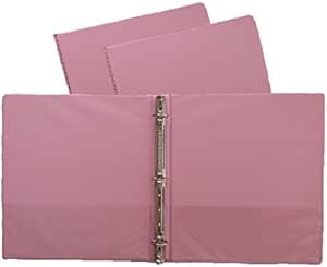 pink 3 inch binder