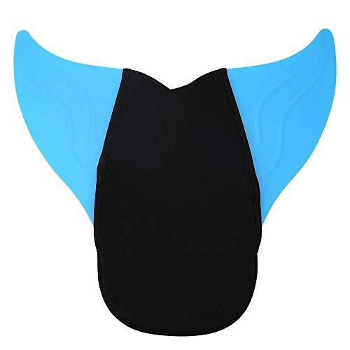 TechCode Swim Fins, Swimming Foot Flipper Mermaid Training Fin Swimming Foot Flipper Diving Feet Watersport Accessories Summer Diving Feet Tail Pool Swim Sets for Adults Teens(Blue) - Thumbnail 7