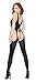 Dreamgirl Women's Sheer Suspender Tank Body Stocking, Black, One Size