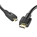 Amazon Basics High-Speed Micro HDMI to HDMI TV Adapter Cable (Supports Ethernet, 3D, and Audio Return), 6 feet, Black