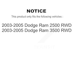 Front Wheel Bearing And Hub Assembly Pair For