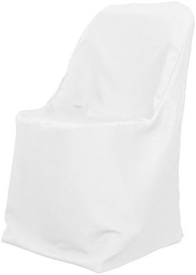 White Wedding Reception Folding Style Chair Covers Set Of 10 Dining Chair Slipcovers Amazon Com Au