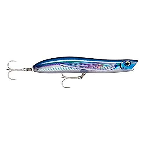 Rapala MaxRap Walk'n Roll Lure with Two No. 2 Hooks, Surface Swimming Depth, 13 cm Size, Hd Flying Fish UV