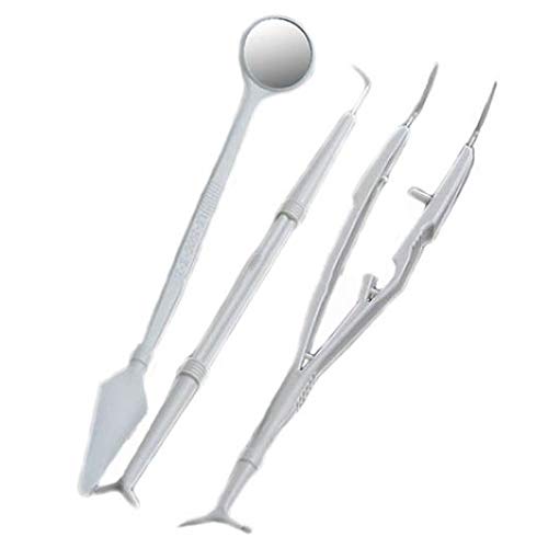 3Pcs/Lot Stainless Dental Tool Set Dentist Tooth Clean Hygiene Picks Mirror Kit