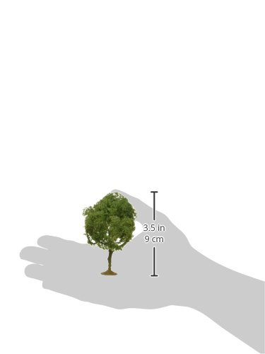 Bachmann Industries SceneScapes Oak Trees (3 Piece), 3 - 3 1/2"