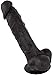 Secret Servicer Gift Box HUGE Dildo 9 Inch Big Boy Black Silicone Dildo with Suction Cup Made in France