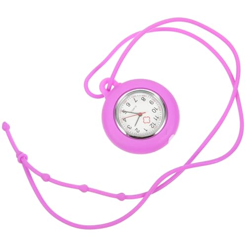 Hemobllo Nurse Watch Silicone Nurse Pocket Watch, with Removable Silicone Cover for Healthcare Professionals and Students 23.62 * 1.69 * 0.31in