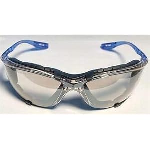 3M-Safety-Glasses-Virtua-CCS-1-Pair-ANSI-Z87-Anti-Fog-Mirrored-Lens-Blue-Frame-Corded-Ear-Plug-Control-System-Pack-of-20