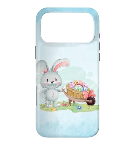Happy Easter Bunny Easter Garden Case for iPhone 17 Pro Max