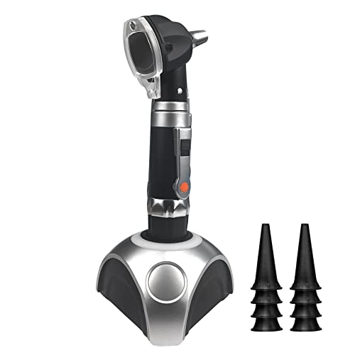 SCIAN Otoscope with light - Rechargable Diagnostic Ear Care Tool with Fiber Illumination, Pocket Ear Light Otoscope Set for Nurse,Children,Adults,Pets