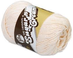 Sugar'N Cream Yarn - Solids-Soft Ecru