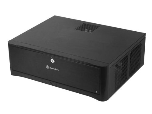 Silverstone Grandia Series HTPC Case with Aluminum FP Micro-ATX, 2X Hot-Swap Drive Bay, 3x120mm Golf Bladed Fan, USB 3.0 x2 and 11-Inch Expansion Card GD06B (Black)