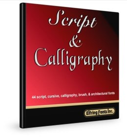 Script and Calligraphy Font Set