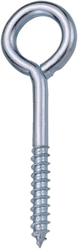 fiXte® Screw-in Vine Eye, 50 mm (2 inch) - Zinc Plated (Pack of 48)