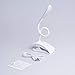 Rechargeable Book Light, LED Flexible Book Table Lamp with Clip-On Clamp, Touch Sensor and 3-Level Brightness for Read Study Bed and Desk