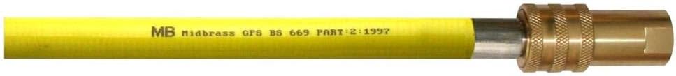 1/2" SALVUS CATERHOSE Commercial Yellow Gas Catering Pipe Hose 1.5M Long 1500mm - Image 5
