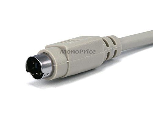 Monoprice PS/2 MDIN-6 Male to Male Cable - 6 Feet - Used as PS/2 Keyboard/Mouse Connector