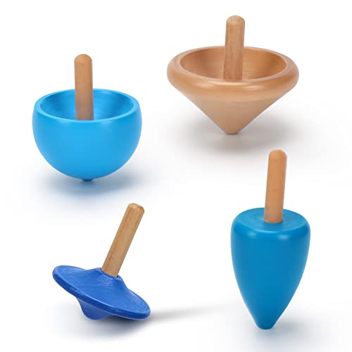 Wooden Spinning Top,Wooden Spinner Toys,Montessori Wooden Toy,Spinning